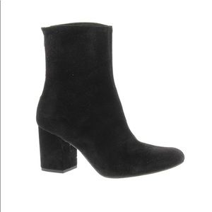 NEW Free People Cecile Black Velvet Ankle Boot